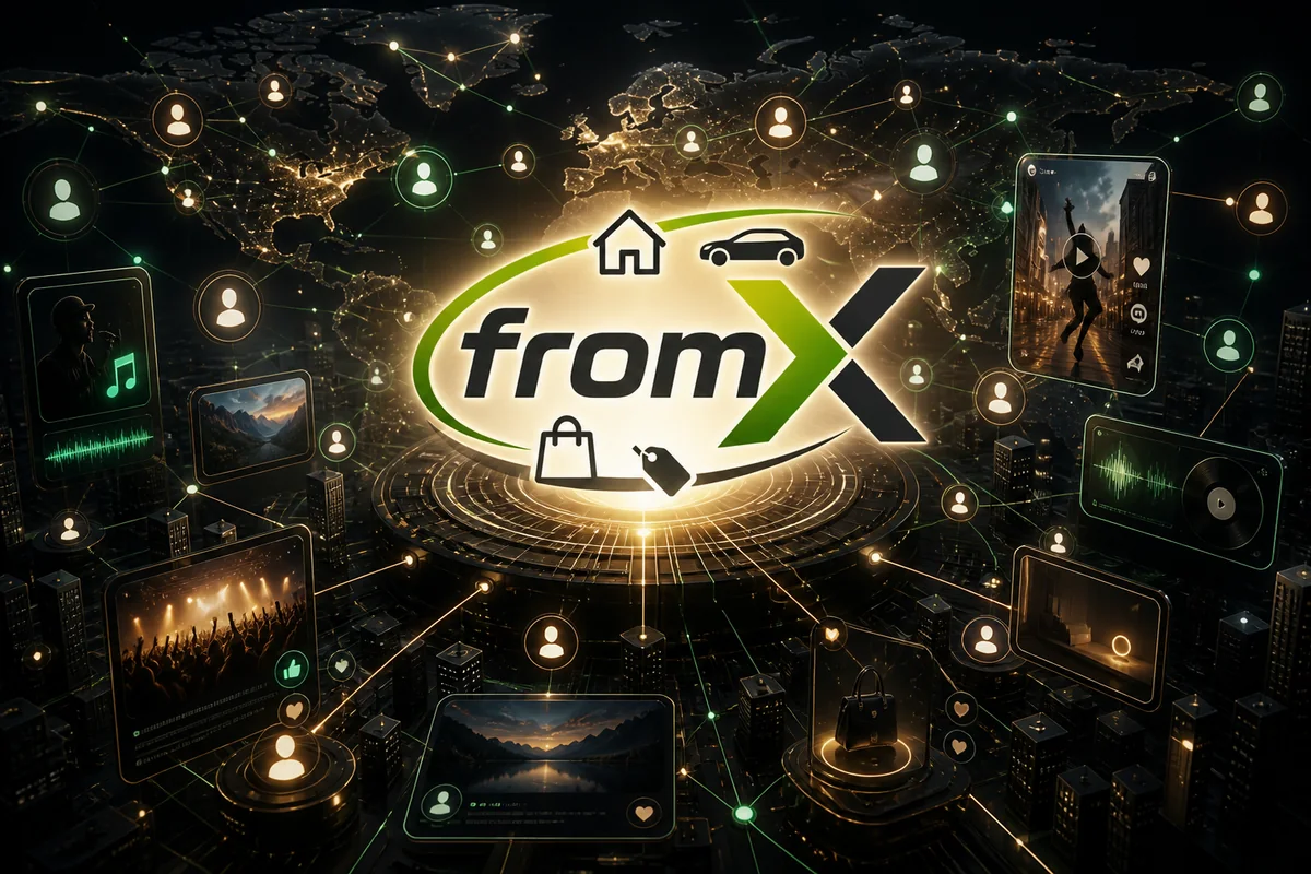 FROMX social network connected through CookChain